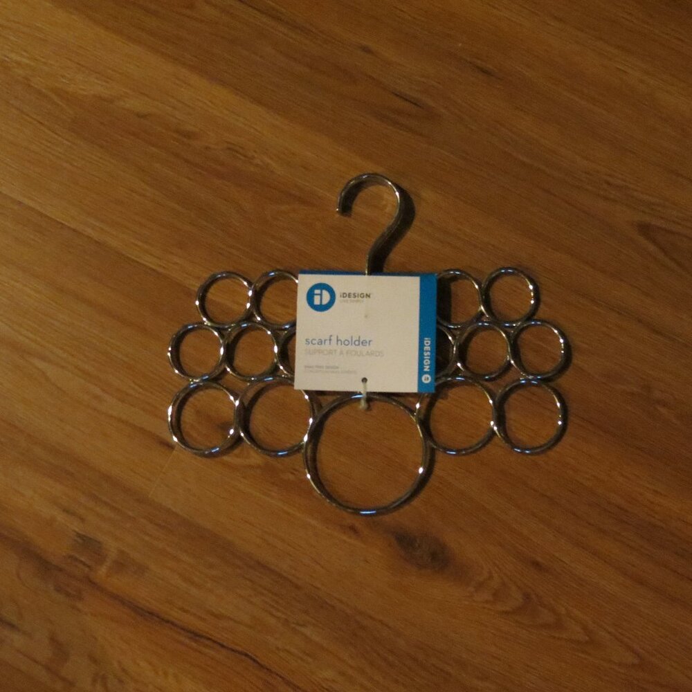 iDesign Silver Scarf Organizer